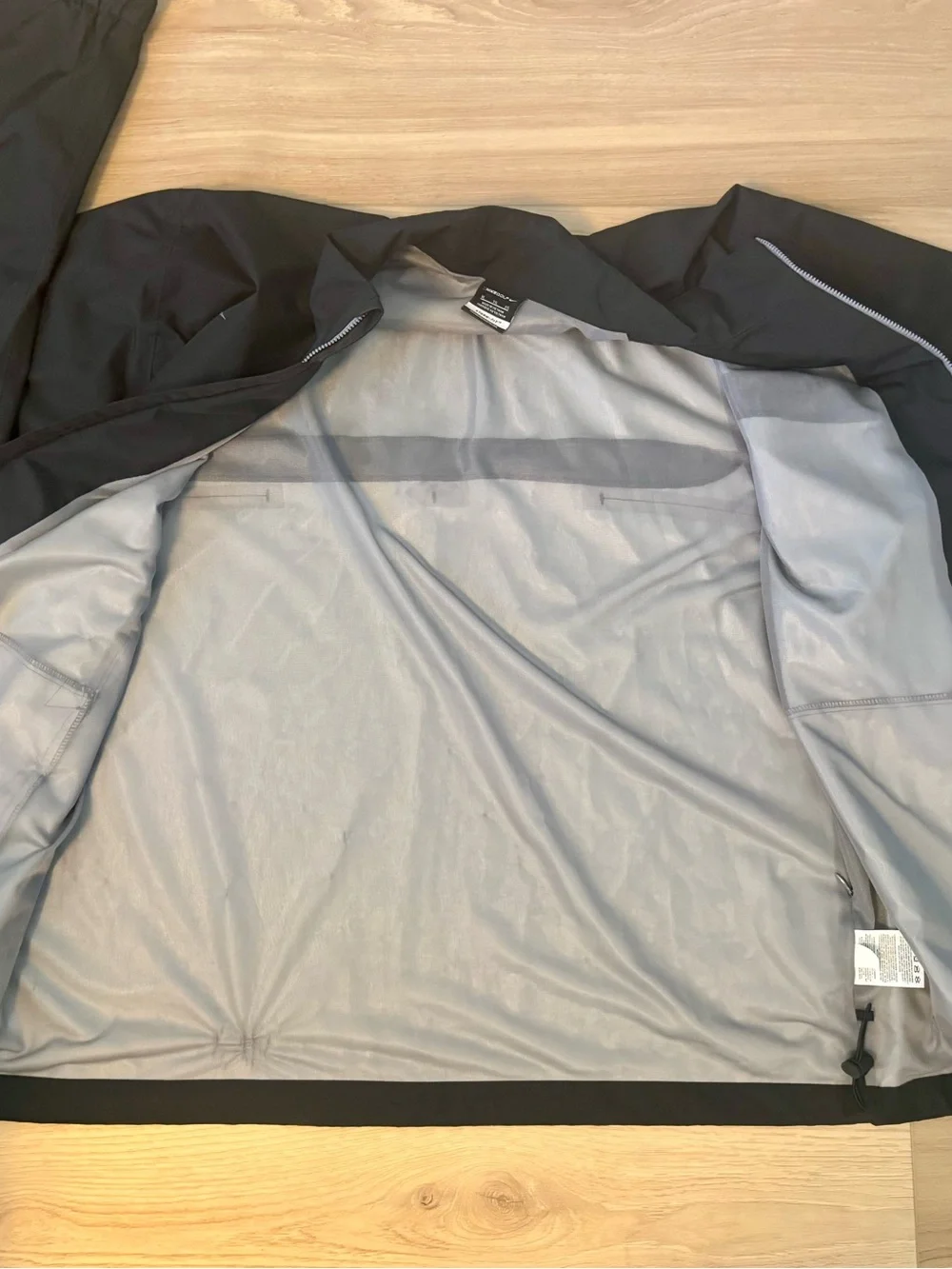 Nike Golf Men’s Black Full-Zip Performance Jacket Reflective Trim Storm Fit XL